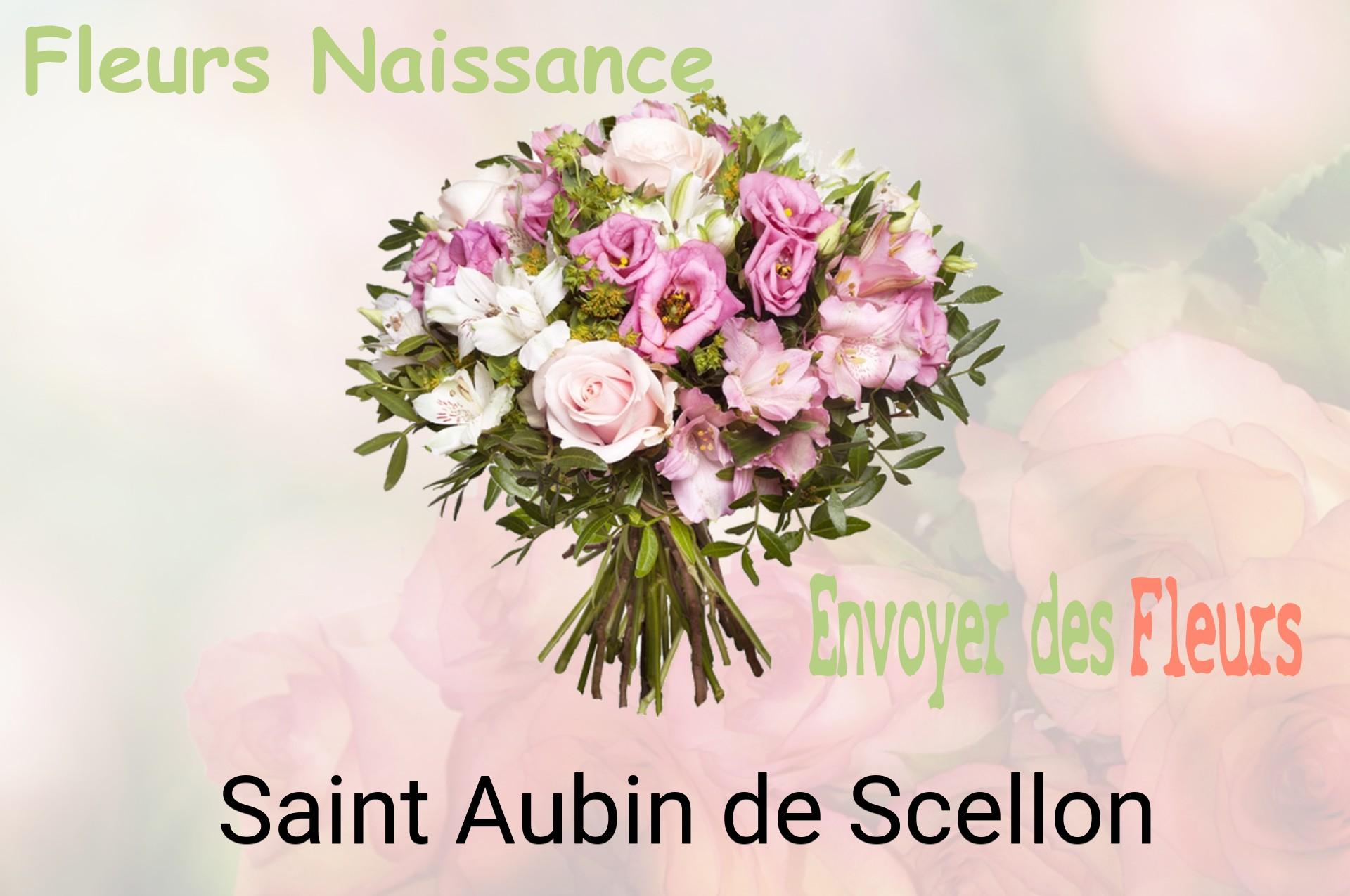 Bouquet de fleurs de naissance livré à Saint-Aubin-de-Scellon